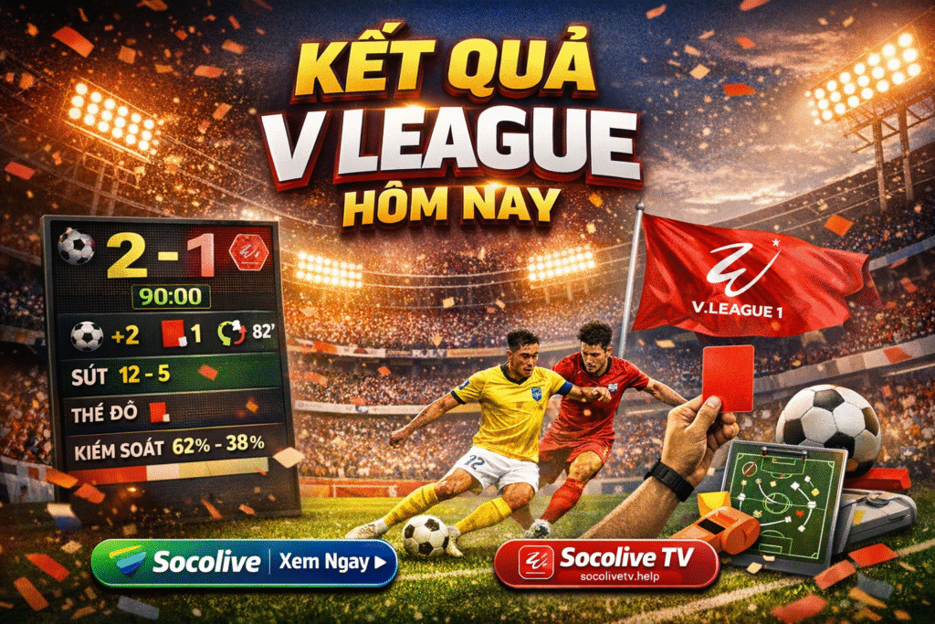 Kết quả V League hôm nay